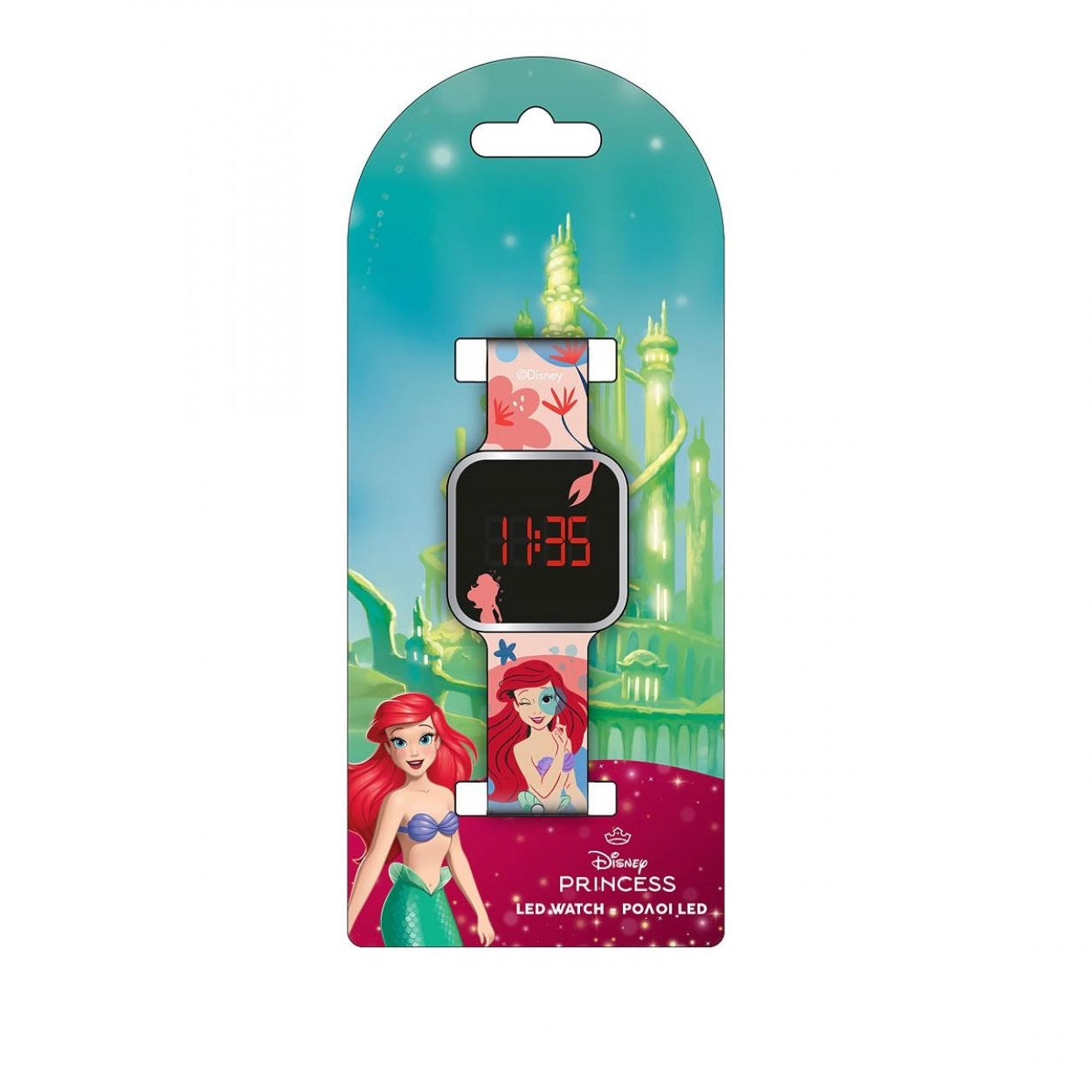 Orologio da Polso Digitale Led Ariel Principesse Disney