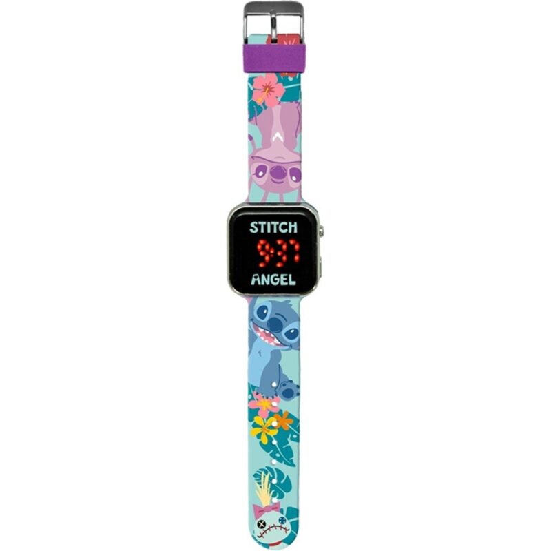 Orologio da Polso Digitale Led Stitch e Angel Disney