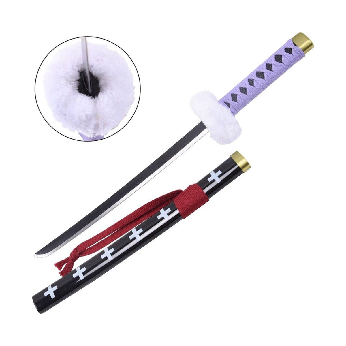 Replica Mini Katana Trafalgar Law One Piece viola