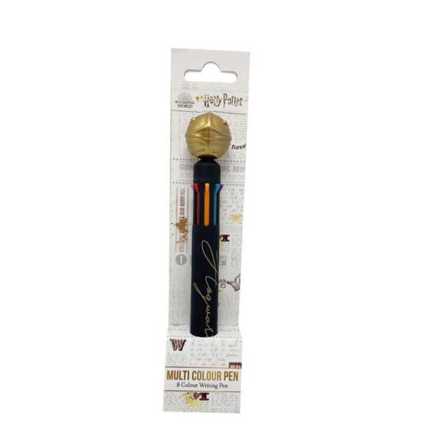 Penna 8 colori Hogwarts Boccino d oro
