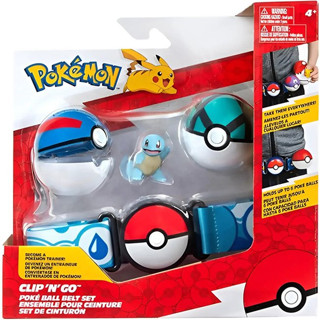 Pokemon Clip and go Set Cintura Squirtle