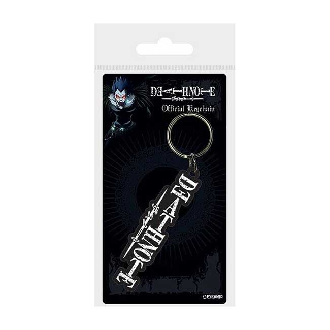 Portachiavi in gomma Death Note logo 6cm