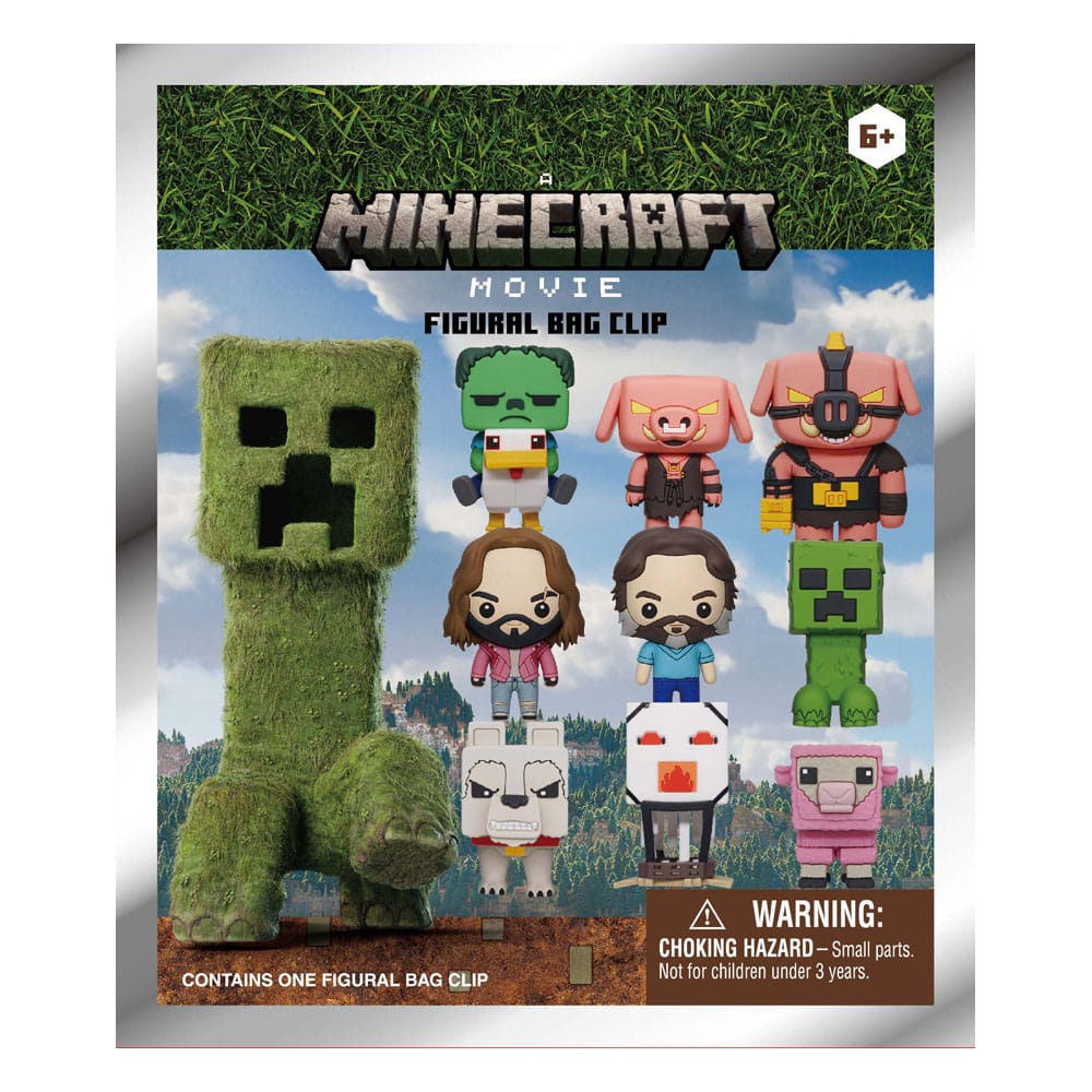 Portachiavi 3D PVC Minecraft Film