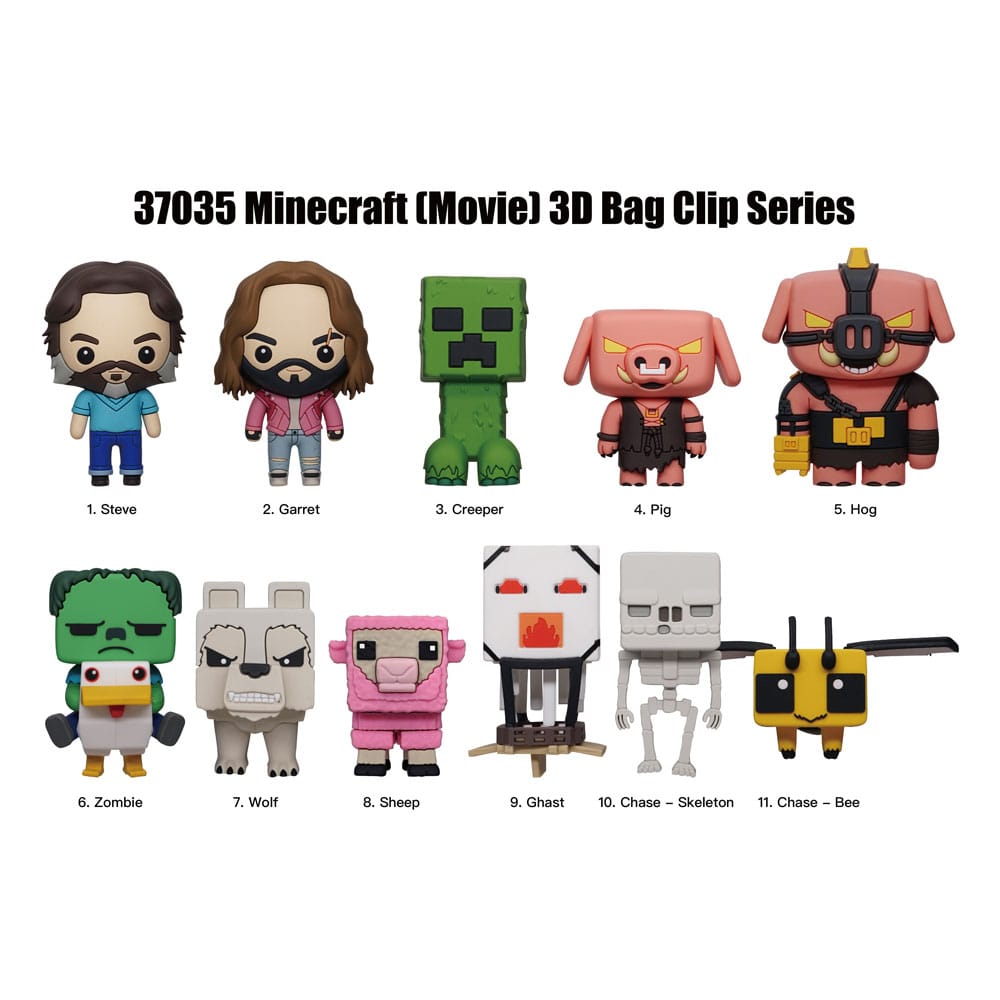 Portachiavi 3D PVC Minecraft Film
