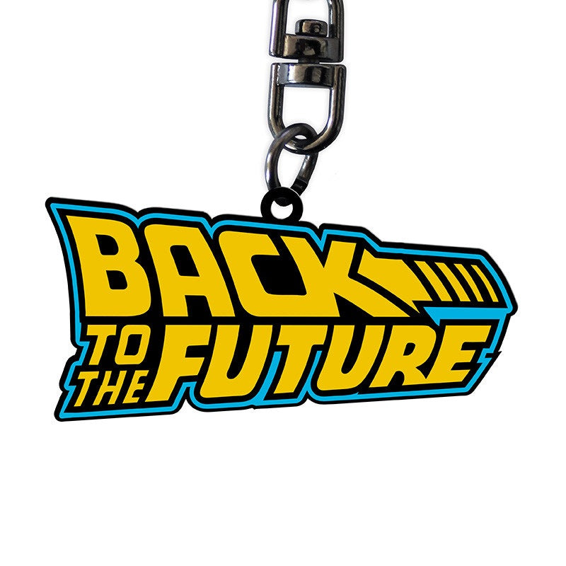 Portachiavi Back to The Future Logo
