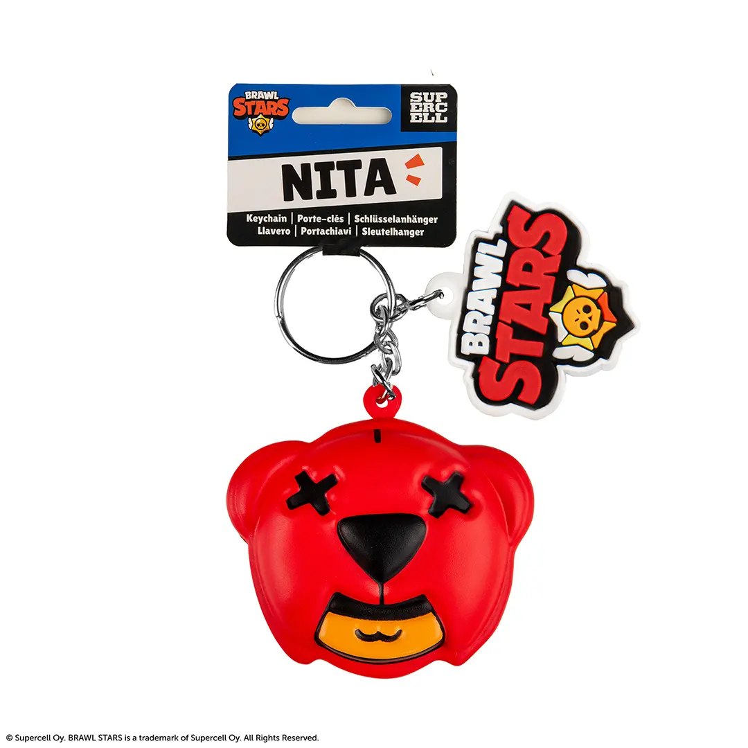 Portachiavi squishy Nita - Brawl Stars