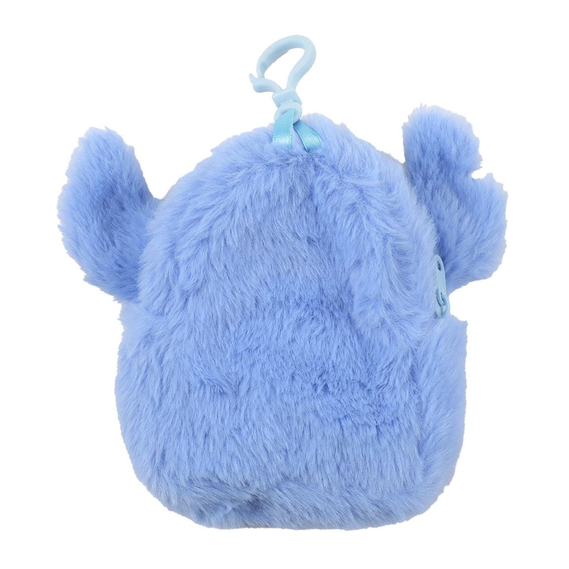 Portamonete peluche Stitch Disney con moschettone. Foto posteriore