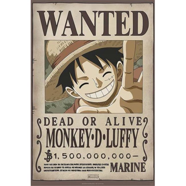 Poster One Piece Wanted 91x61cm