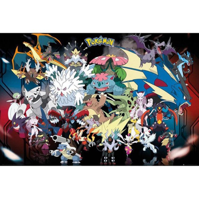 Poster Pokémon Mega Evolution 91x61cm