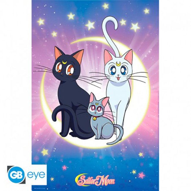 Poster Sailor Moon Luna Artemis Diana 91x61cm