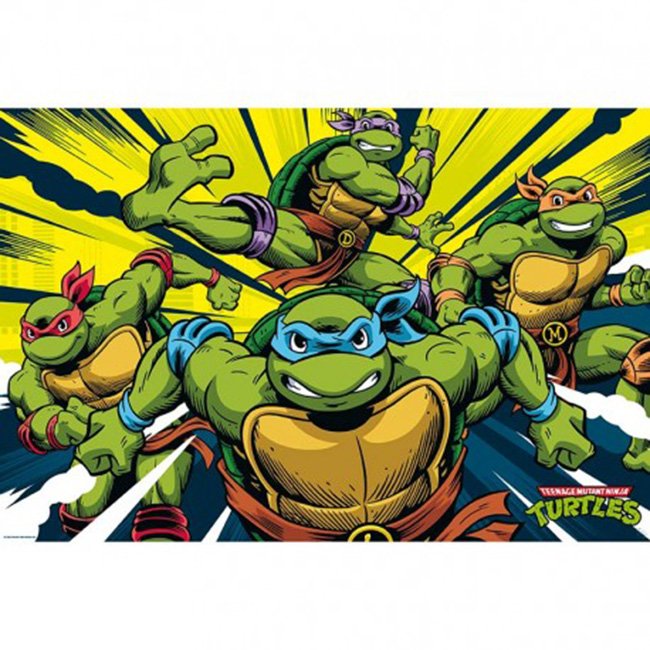 Poster Tartarughe ninja Gruppo 91X61cm