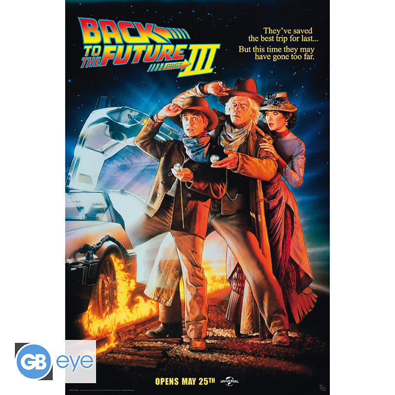 Poster Ritorno al Futuro 3 Movie Poster 91 x 61 cm