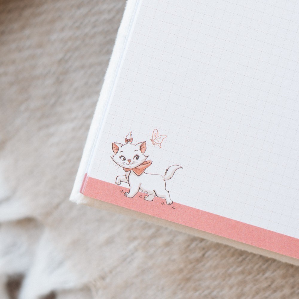 Quaderno Premium A5 Copertina Felpata Disney Bonjour Minou