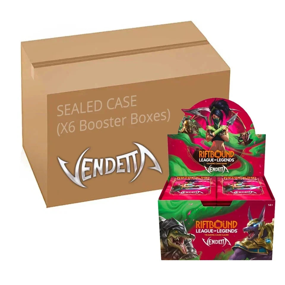 Riftbound League of Legends TCG Vendetta Case da 6 Box ENG
