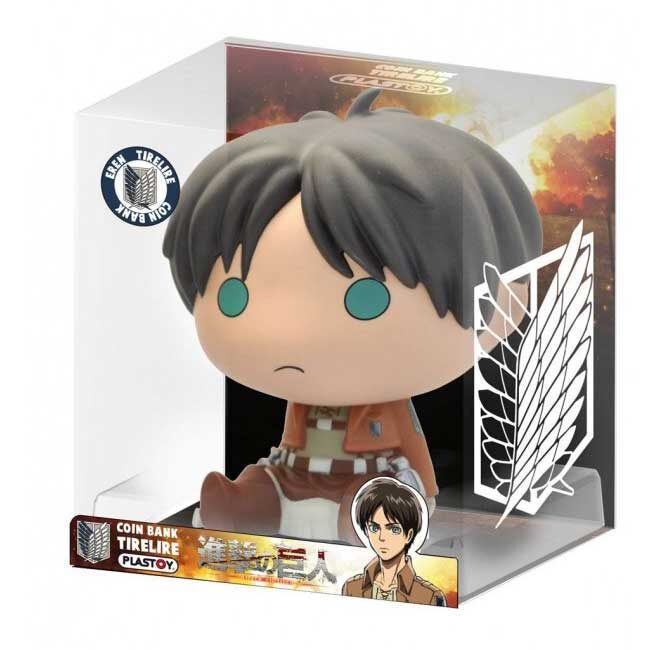 Salvadanaio Eren Yaeger Attack on Titan 16 cm Playstoy
