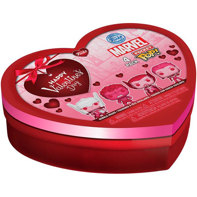 San Valentino Funko Pocket Pop Marvel Classic Personaggi Box