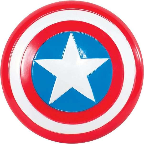 Scudo Captain America in plastica 30 cm Marvel