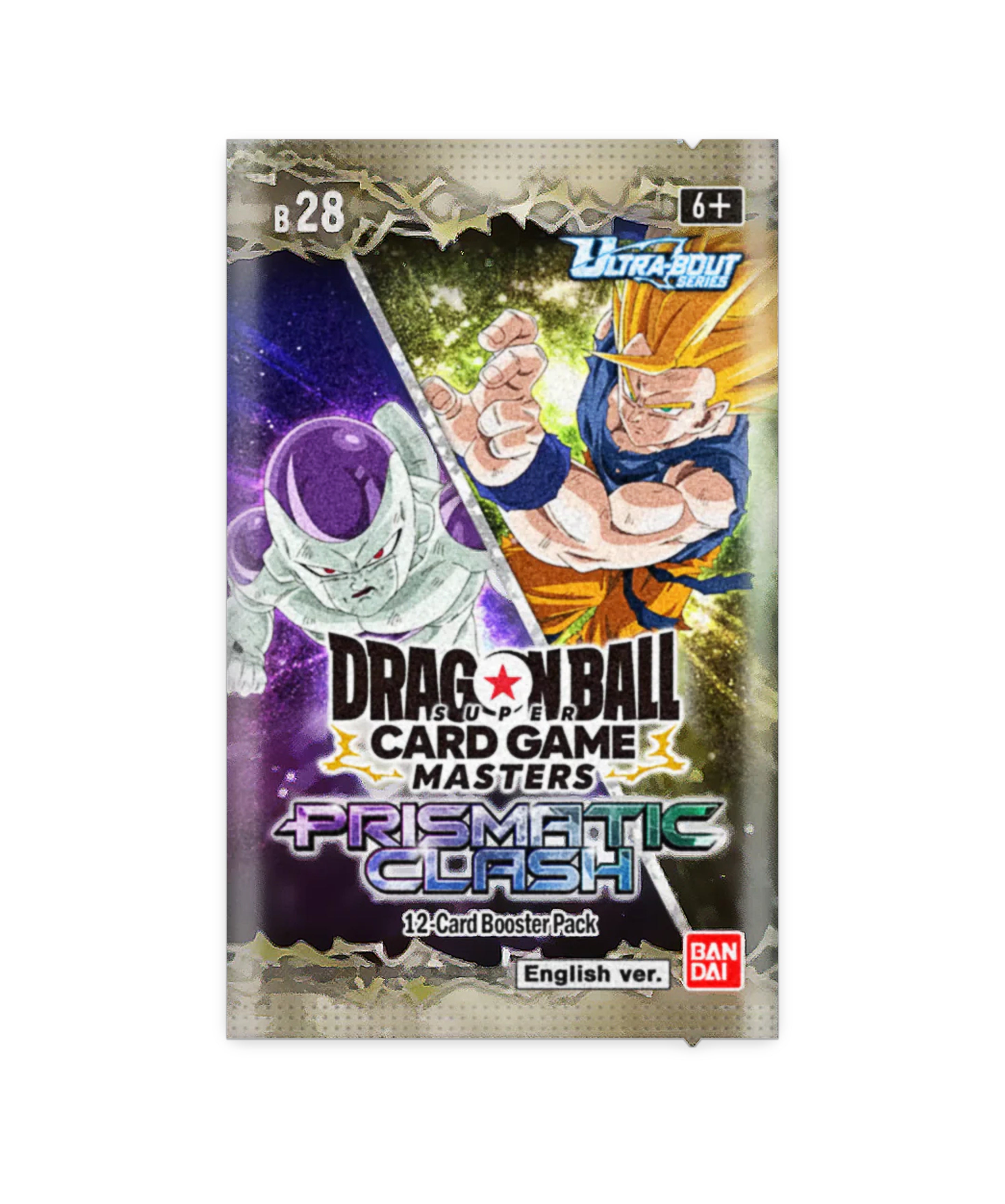 Dragon Ball Super Card Game Masters Prismatic Clash B28 Busta da 12 Carte ENG