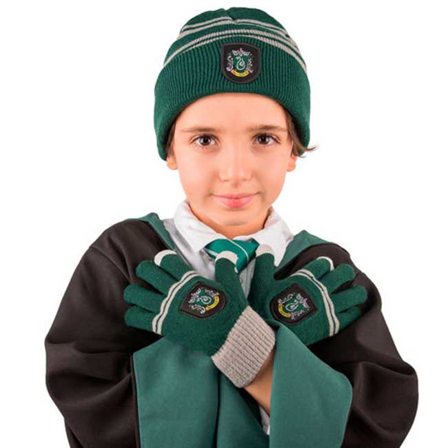 Set Cappello e Guanti Serpeverde Kids Collection Harry Potter