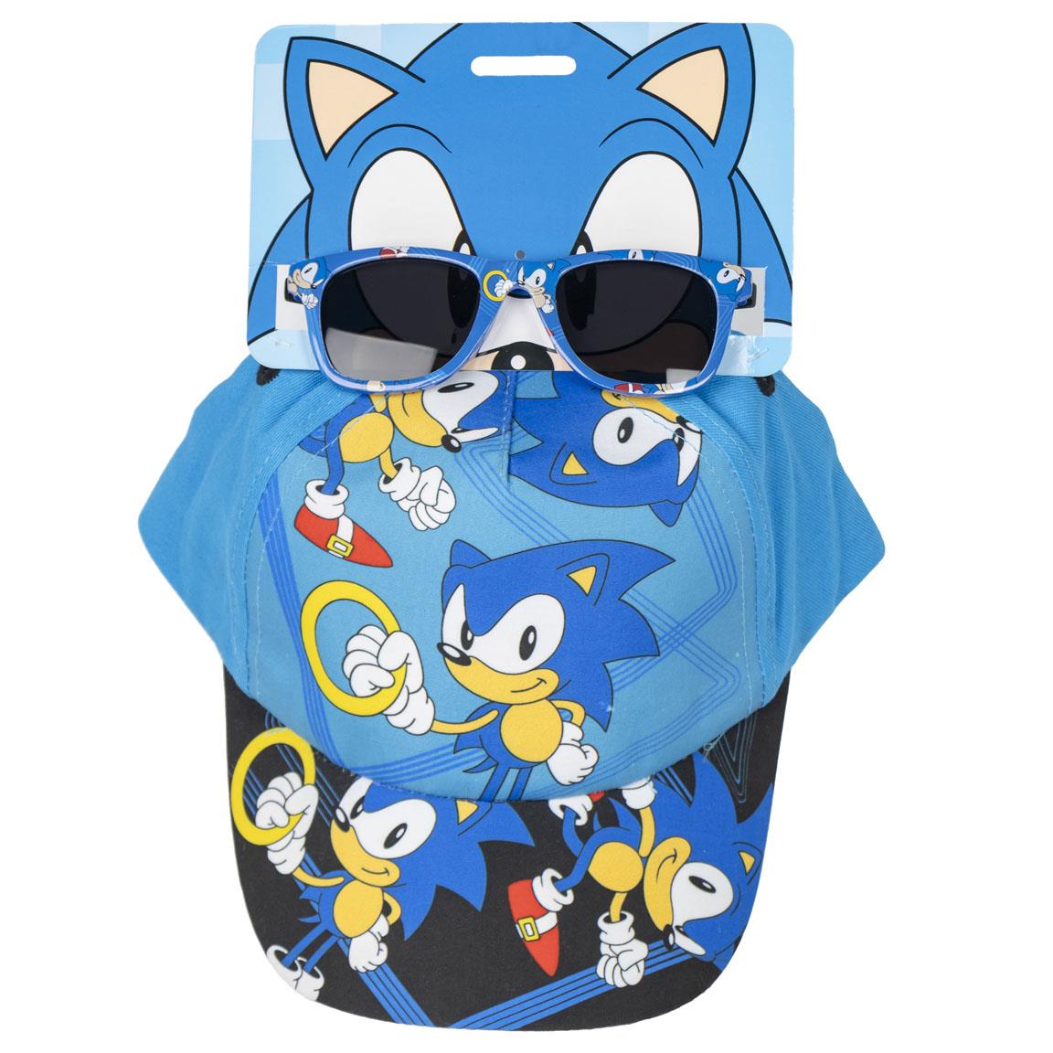 Set Cappello e Occhiali da Sole Bambini Sonic