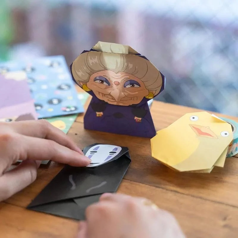 Set Origami Chihiro e Senza Volto Studio Ghibli