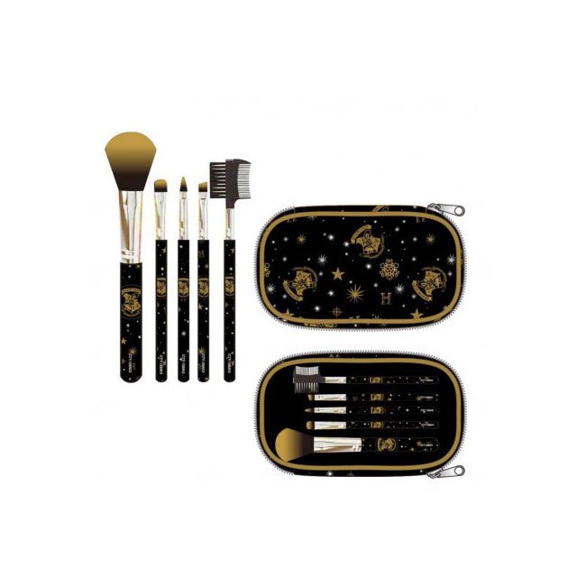 Set di pennelli beauty case Harry Potter Hogwarts