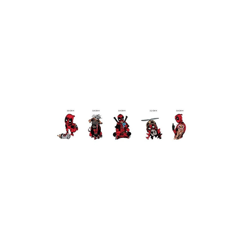 Set 5 Spille Deadpool Marvel