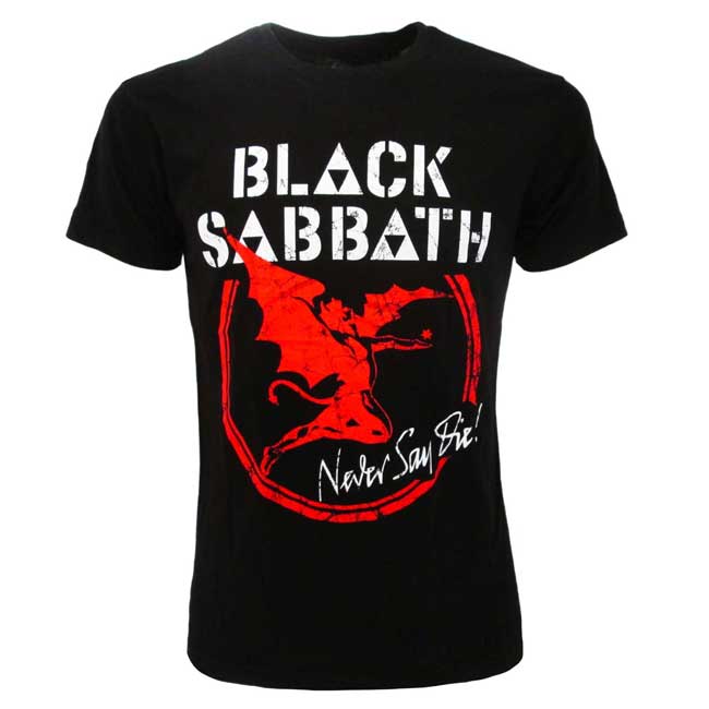 T-Shirt Black Sabbath stampa grande