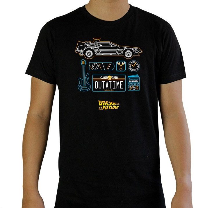 T-Shirt DeLorean Ritorno al Futuro Back to the Future