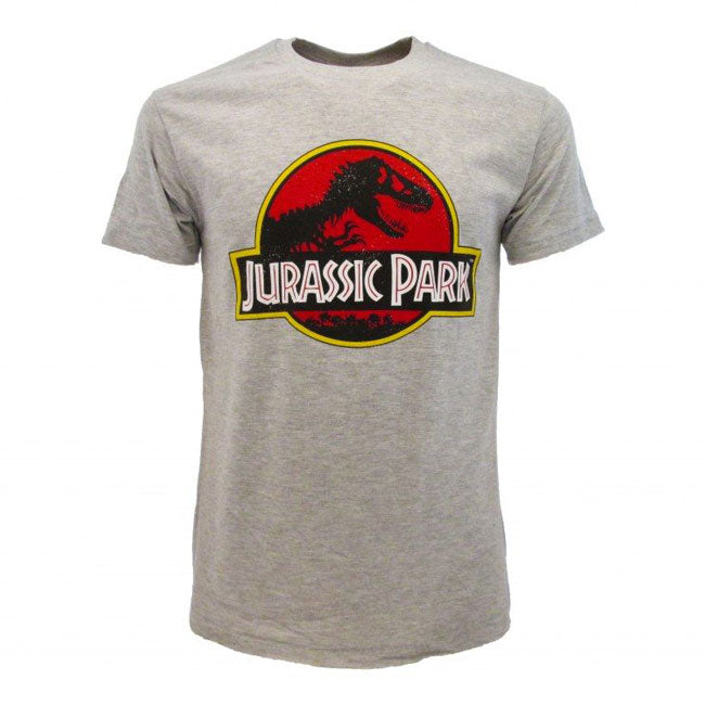 T-Shirt Grigia Jurassic Park