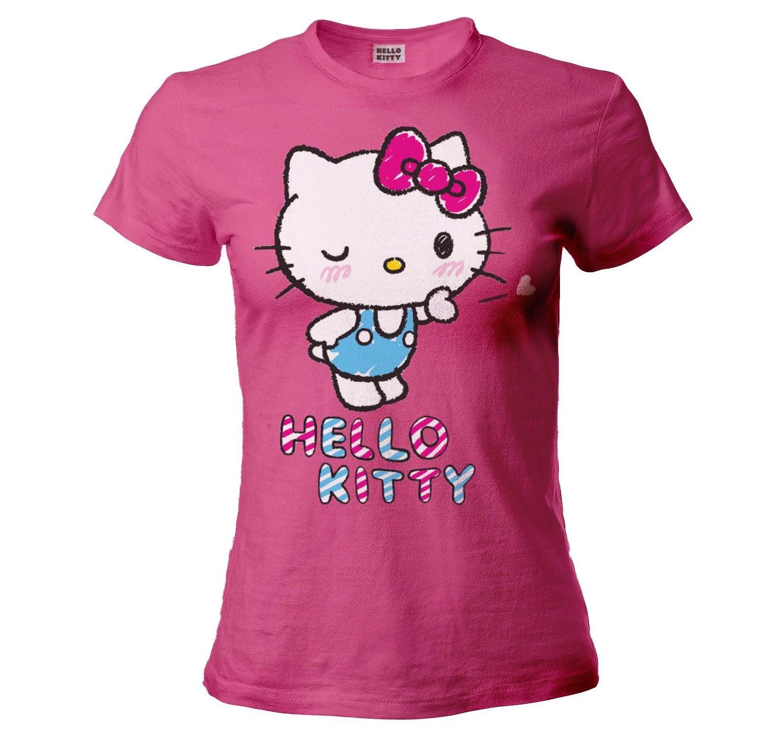 T-Shirt Hello Kitty Fucsia Bambini