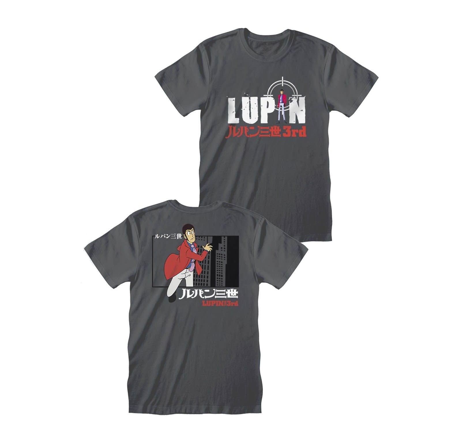 T-Shirt Lupin 3rd Grigia