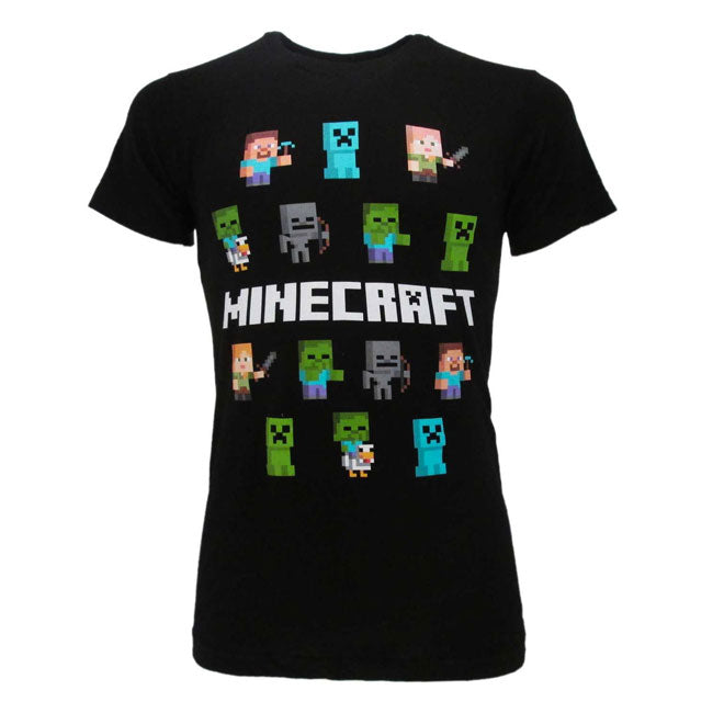 T-Shirt Minecraft Personaggi