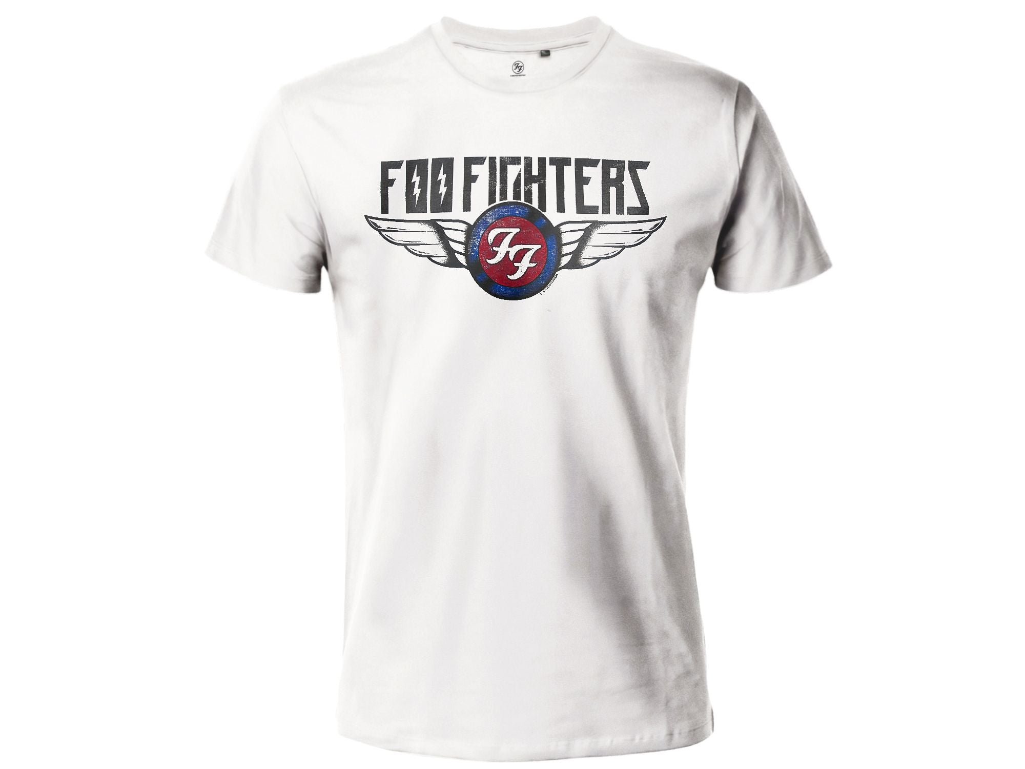 T-Shirt Music Foo Fighters Logo Bianca