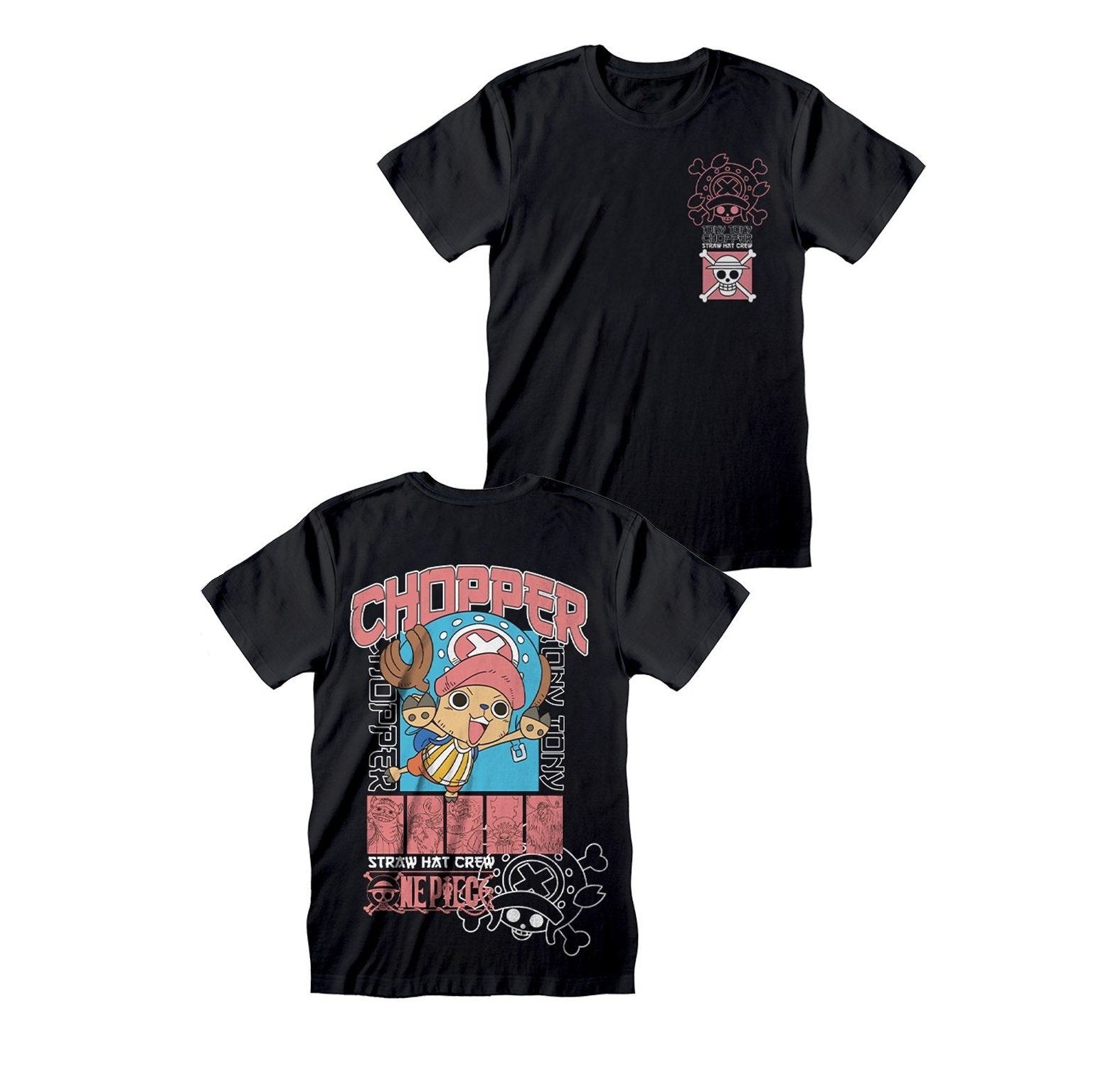 T-Shirt One Piece Chopper Nera
