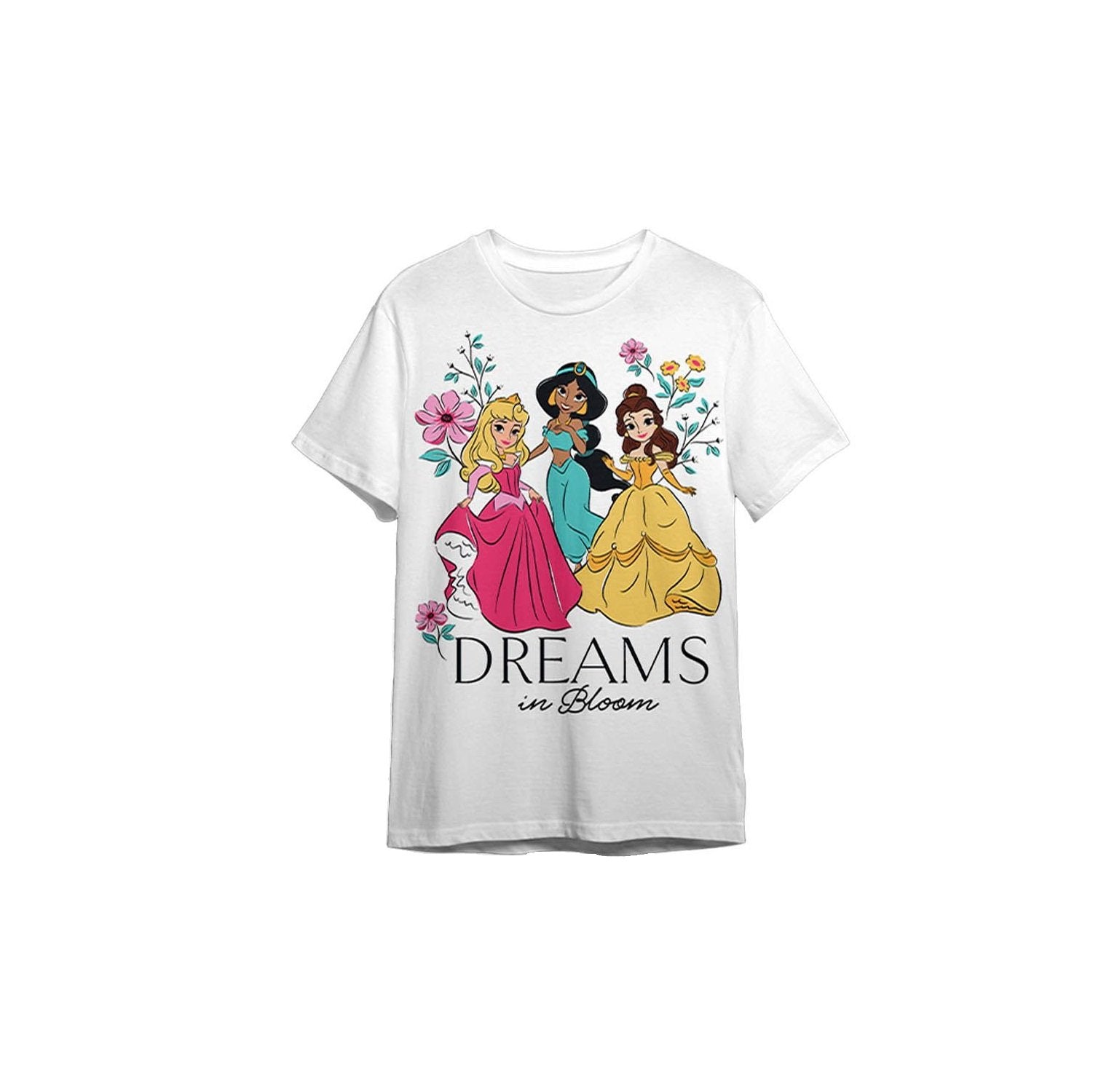T-Shirt Principesse Disney Bianca Bambini