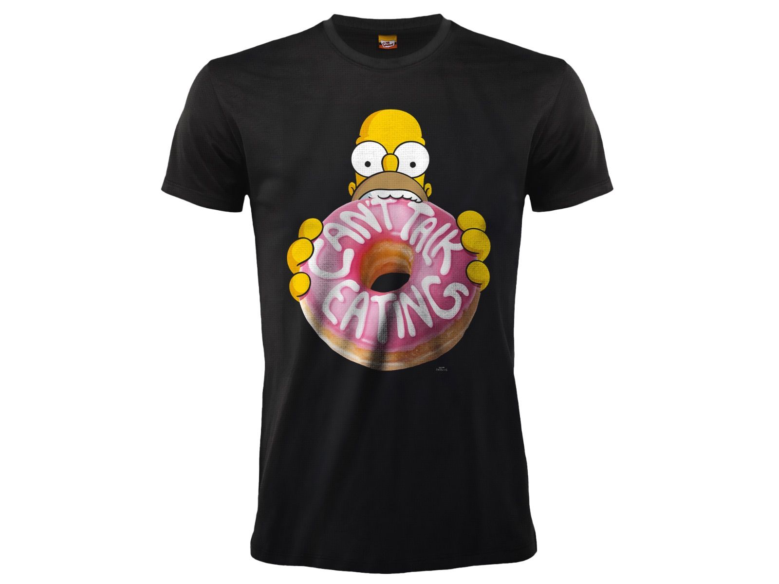 T-Shirt The Simpsons Can t talk eating Homer