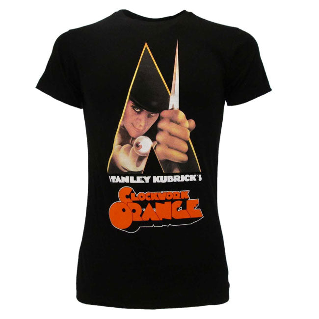 T-Shirt nera Arancia Meccanica