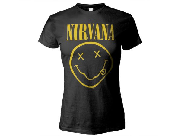 T-Shirt Nirvana Smile Donna