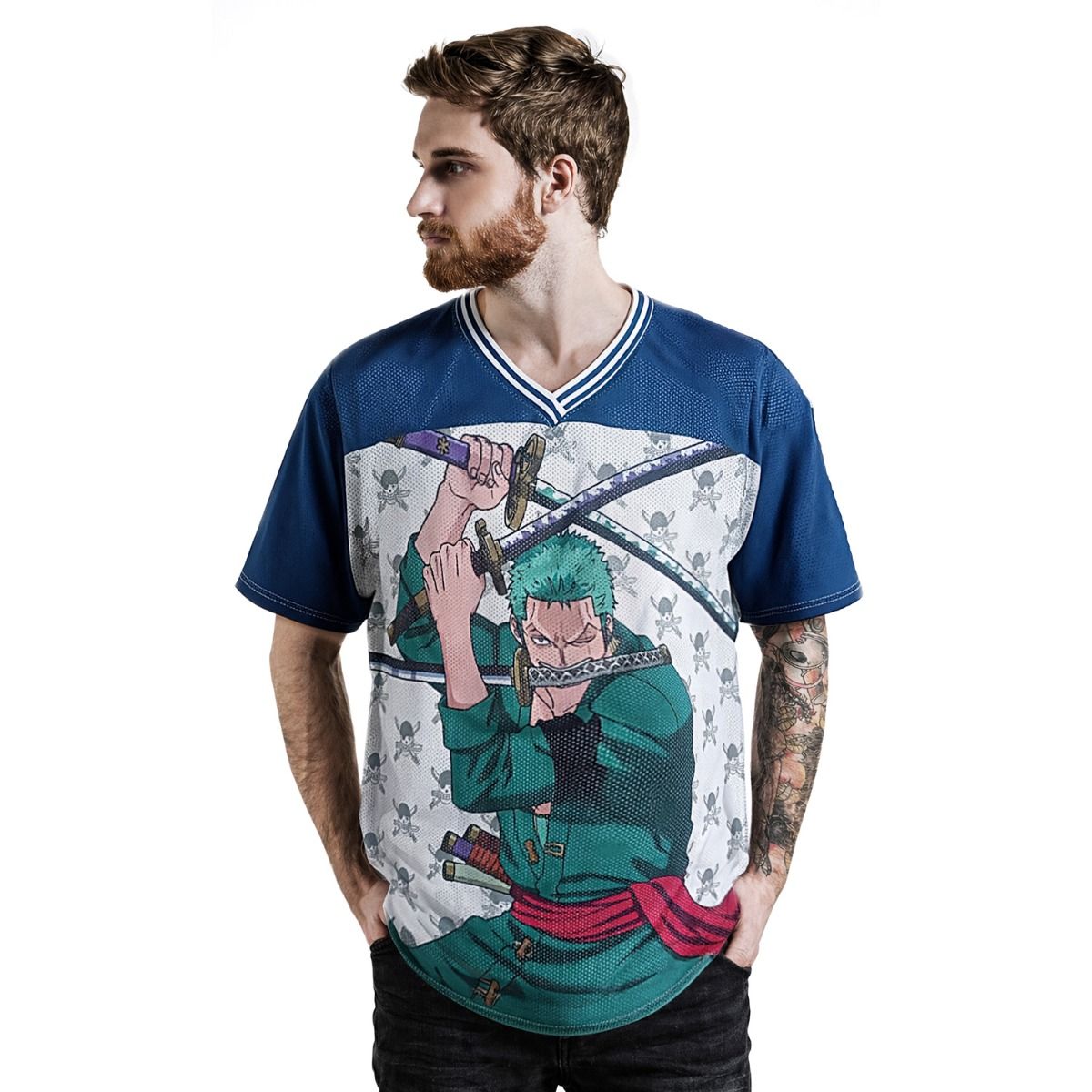 T-Shirt Oversize Traforata Roronoa Zoro One Piece