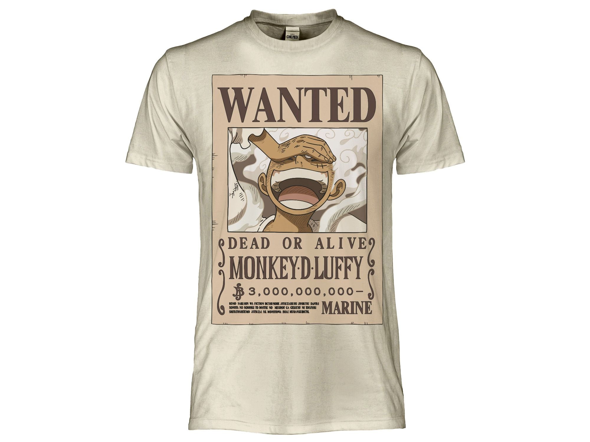 T-Shirt Wanted Luffy Gear 5 One Piece