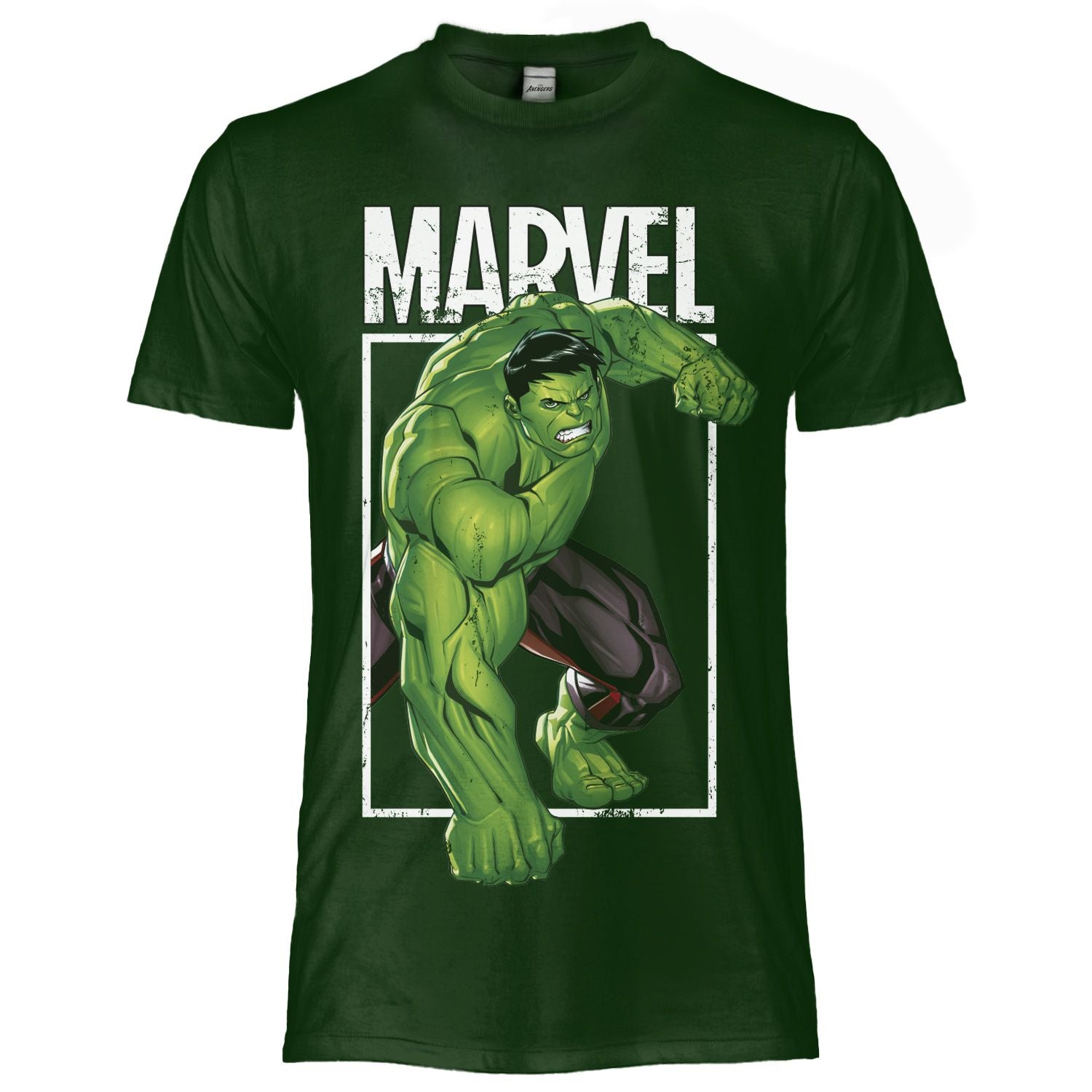 T-Shirt Hulk Marvel Verde