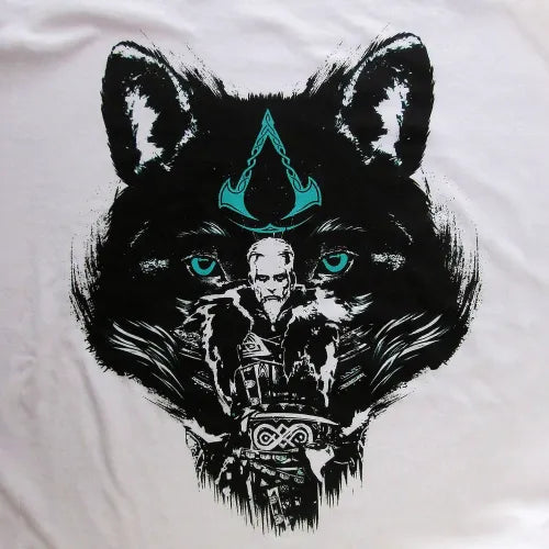 T-shirt Assassin's Creed Valhalla bianca