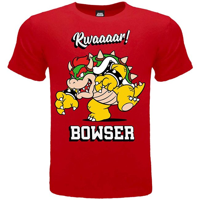 T-Shirt Bambini Bowser Super Mario