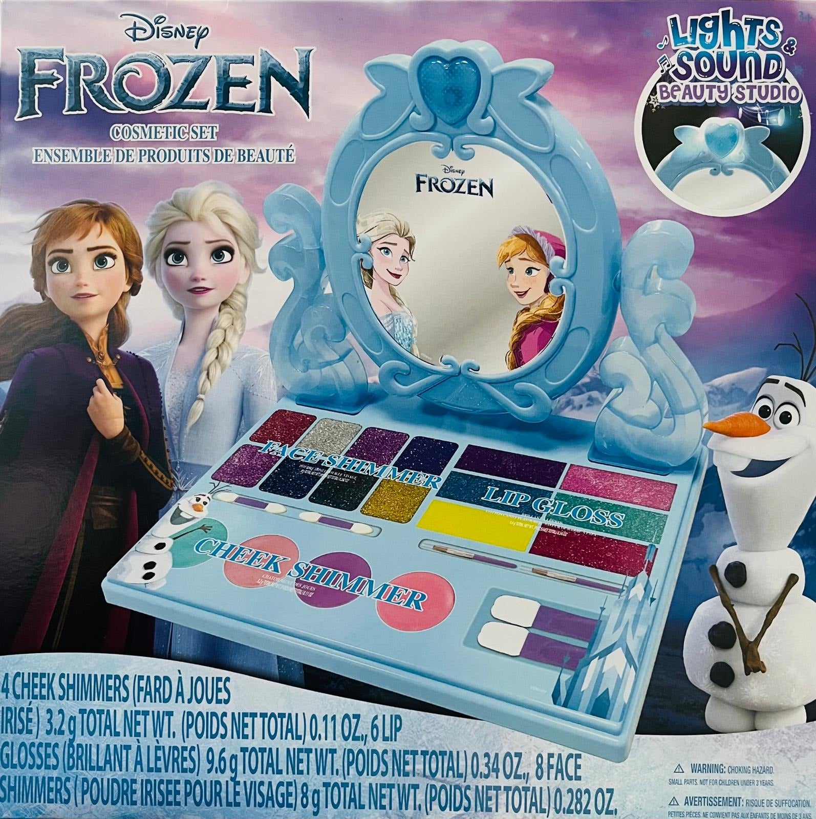 Set Trucchi e Specchio con Luce e Suoni Frozen Disney