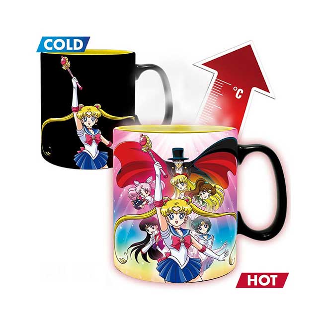 Tazza Termosensibile Sailor Moon Personaggi