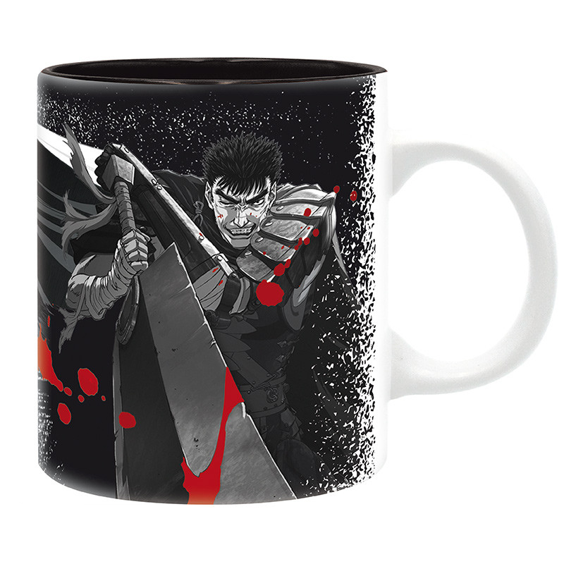 tazza Berserk Guts e Griffith immagine laterale con Guts
