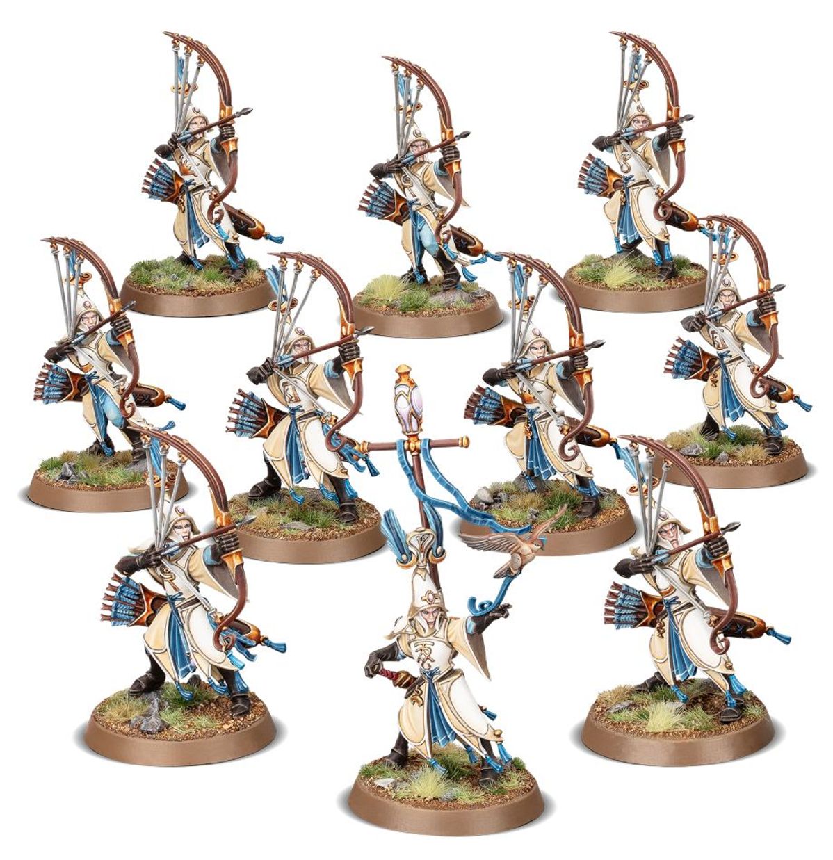 Warhammer Age of Sigmar Lumineth Realm Lords Vanari Auralan Sentinels