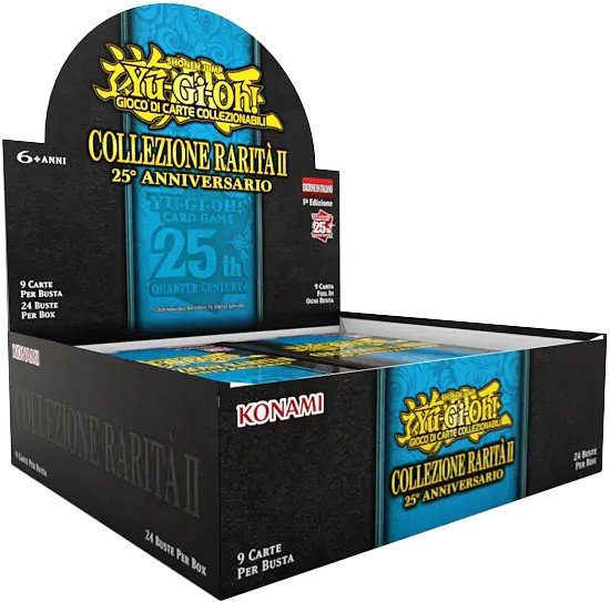 Yu-Gi-Oh Box 24 Buste Collezione Rarità 25esimo anniversario II Italiano