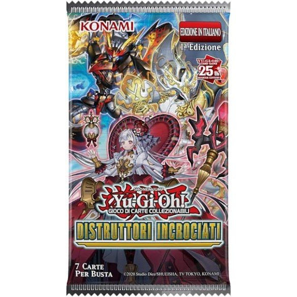 Yu-Gi-Oh Busta da 7 carte Distruttori Incrociati ITA